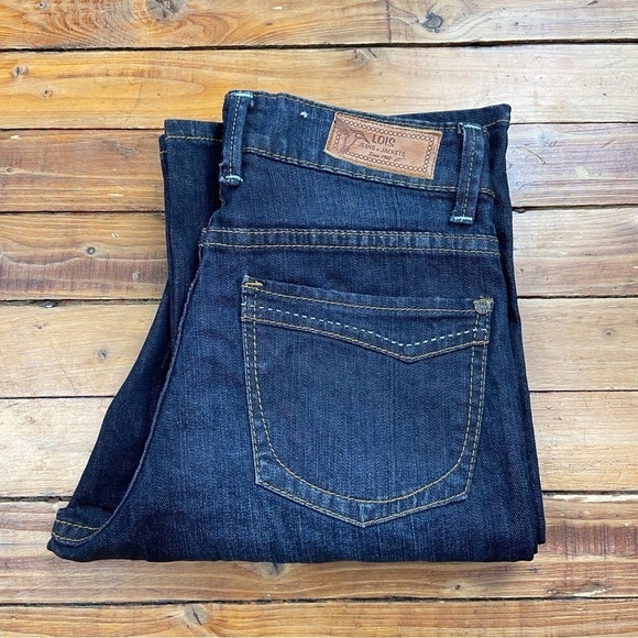 Loïs Julianne 2 jeans bundle bootcut straight blue 60’s style high rise 26 stret - Picture 16 of 16